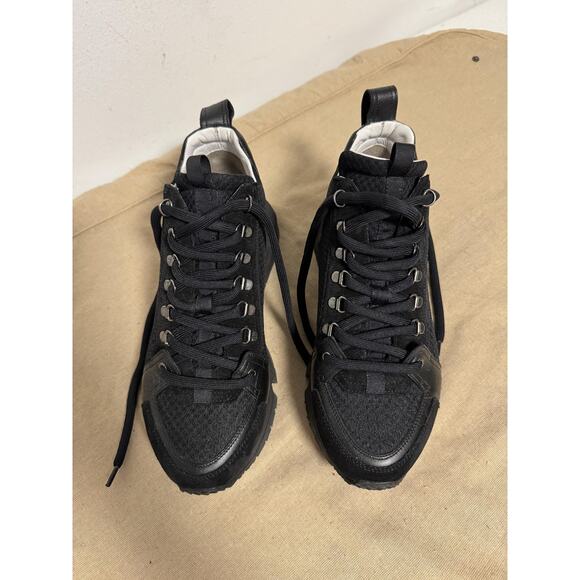 Pierre Hardy Shoes Mens Size EU 42 Black High Top Knit Lug Sole Trail Sneakers main image 10